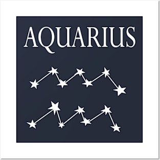 Aquarius Sign Posters and Art